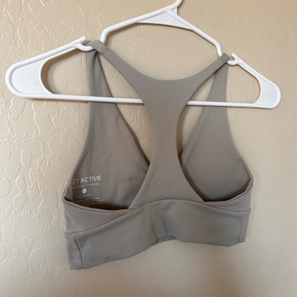 SET Active Matching Leggings and Sports Bra Set - Taupe size M - Picture 7 of 7